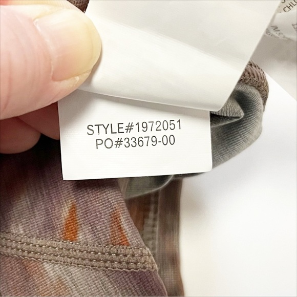 Prana Electa Leggings II Small pocket neutral print high rise outdoor activewear - Picture 9 of 13